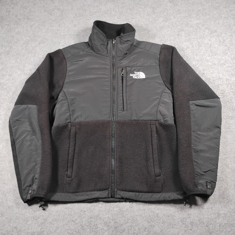 The North Face Denali Fleece Jacket Womens XS Black Full Zip Mock Neck Coat